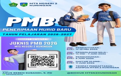 Penerimaan Murid Baru MTsN 2 Kuningan Tahun Ajaran 2026-2027