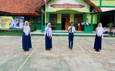 MTsN 2 Kuningan Gelar Kampanye Pemilihan Ketua OSIS, Wujudkan Pembelajaran Demokrasi di Sekolah
